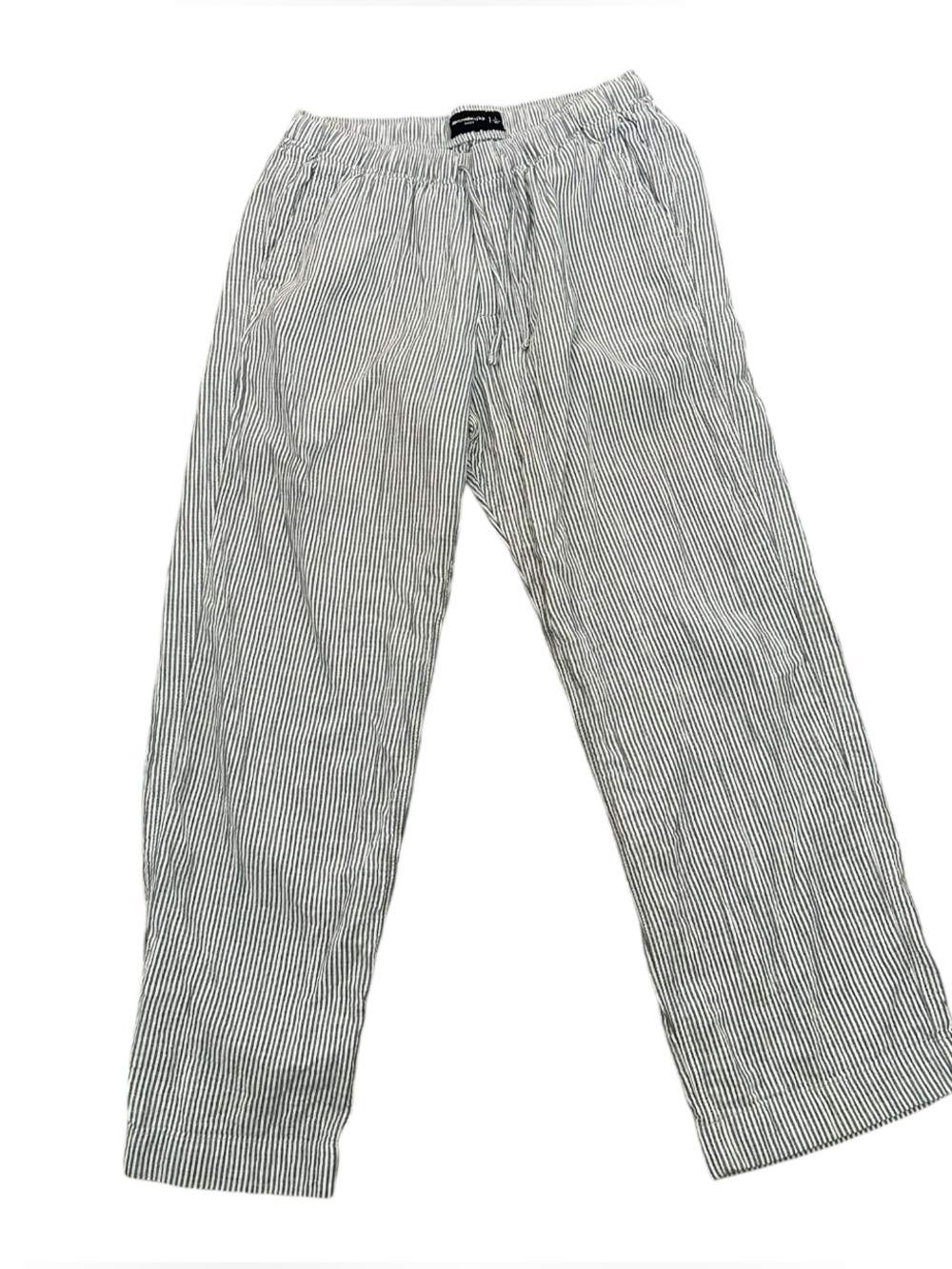 Abercrombie & Fitch Baggy Cotton Texture Pull-On Pant. 100# Cotton.